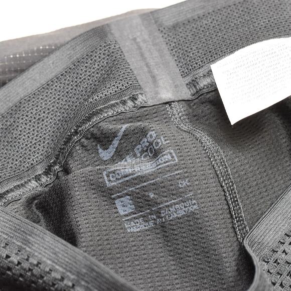 Nike Pro Men's Shorts Tights 2 in 1 Polyester Black S Compression Hypercool - Picture 7 of 8